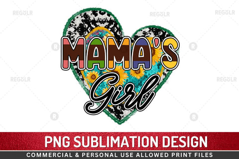 Mamas girl Sublimation PNG Sublimation Regulrcrative 