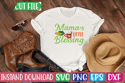 Mama's Little Blessing-01 SVG Cut File SVGs, Quotes and Sayings, Food & Drink, Holiday,On Sale, SVG Studio Innate 