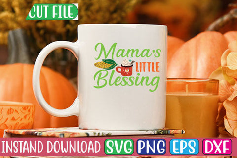 Mama's Little Blessing-01 SVG Cut File SVGs, Quotes and Sayings, Food & Drink, Holiday,On Sale, SVG Studio Innate 