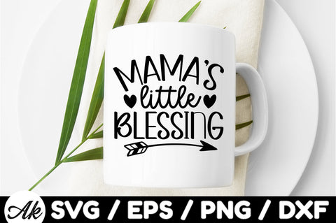 Mama's little blessing svg SVG akazaddesign 