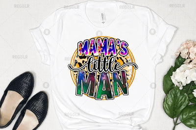 Mama's little man Sublimation Design Sublimation Regulrcrative 