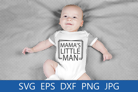 Mama's Little Man SVG File Free For Commercial Use SVG Sintegra 