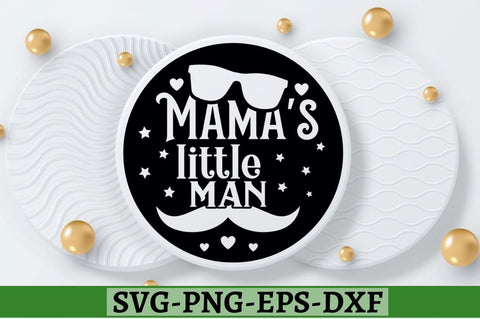 Mama's little man SVG, Mama's little man SVG DESIGNISTIC 