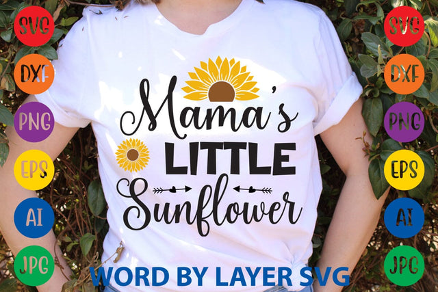 Mama’s Little Sunflower SVG Design SVG Rafiqul20606 