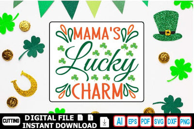 Mama's Lucky Charm SVG Craftlabsvg24 