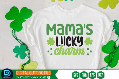 Mama's lucky charm SVG SVG DESIGNISTIC 