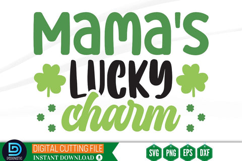 Mama's lucky charm SVG SVG DESIGNISTIC 