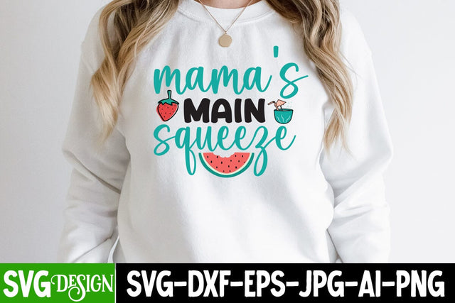 Mama's Main Squeeze SVG Cut File, Summer SVG Cut File,Aloha Summer SVG Design, Summer SVG Quotes, Summer Sublimation PNG,Funny Summer SVG SVG BlackCatsMedia 