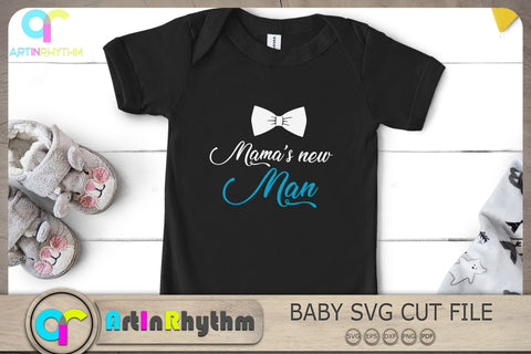 Mama's New Man Svg, Baby Boy Svg, Baby Svg, Baby Quotes Svg SVG Artinrhythm shop 