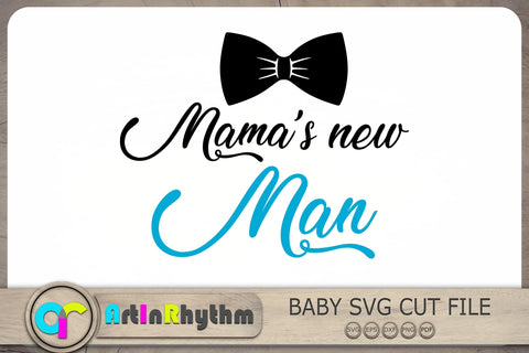 Mama's New Man Svg, Baby Boy Svg, Baby Svg, Baby Quotes Svg SVG Artinrhythm shop 