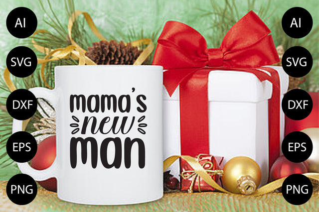 Mama's New Man SVG CraftlabSvg29 
