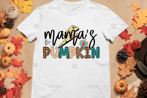 mama's pumpkin Sublimation Design Sublimation Regulrcrative 