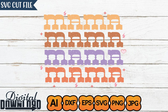 Mama,SVGs,Quotes and Sayings,Food & Drink,On Sale, Print & Cut SVG Newmockups 