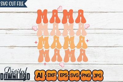 Mama,SVGs,Quotes and Sayings,Food & Drink,On Sale, Print & Cut SVG Newmockups 