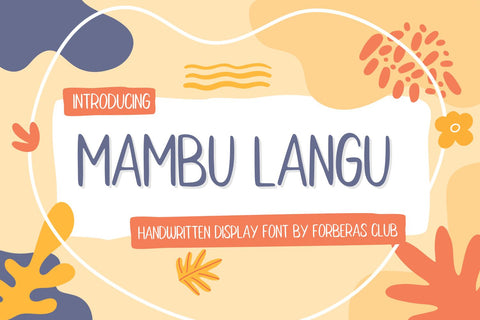 Mambu Langu Font Forberas 