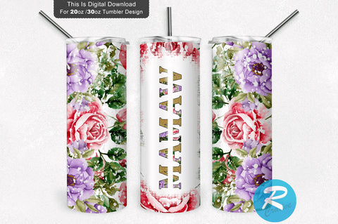 Mammaw 20 oz / 30 oz Tumbler PNG Sublimation Regulrcrative 