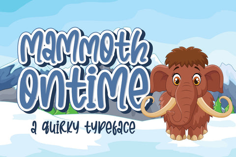 Mammoth Ontime Font nearzz 