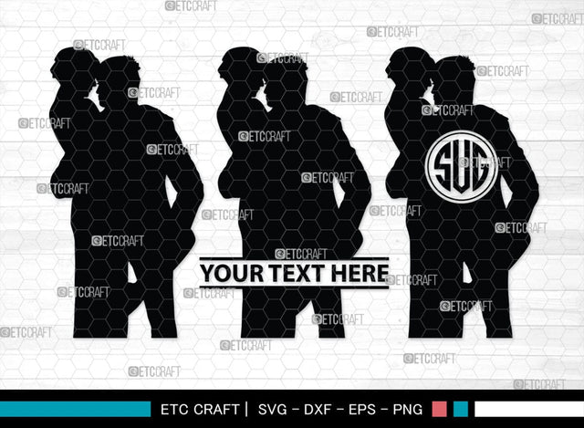 Man Carrying Woman Monogram, Man Carrying Woman Silhouette, Man Carrying Woman SVG, Woman Svg, Carrying Svg, SB00381 SVG ETC Craft 