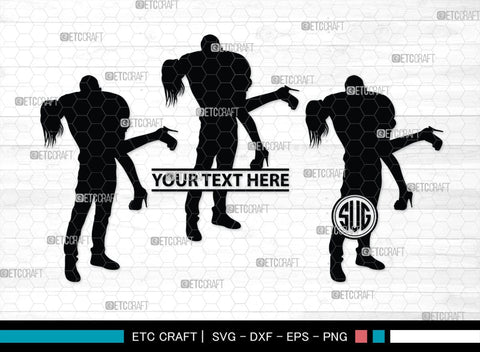 Man Carrying Woman Monogram, Man Carrying Woman Silhouette, Man Carrying Woman SVG, Woman Svg, Carrying Svg, SB00381 SVG ETC Craft 