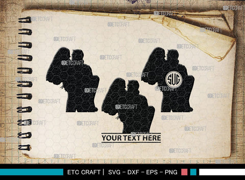 Man Carrying Woman Monogram, Man Carrying Woman Silhouette, Man Carrying Woman SVG, Woman Svg, Carrying Svg, SB00381 SVG ETC Craft 