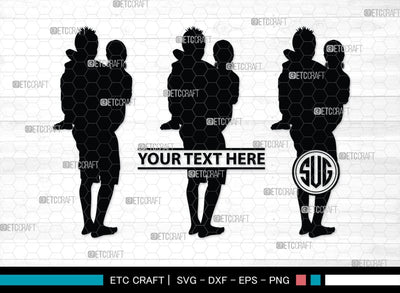 Man Carrying Woman Monogram, Man Carrying Woman Silhouette, Man Carrying Woman SVG, Woman Svg, Carrying Svg, SB00381 SVG ETC Craft 