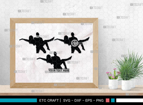 Man Carrying Woman Monogram, Man Carrying Woman Silhouette, Man Carrying Woman SVG, Woman Svg, Carrying Svg, SB00381 SVG ETC Craft 