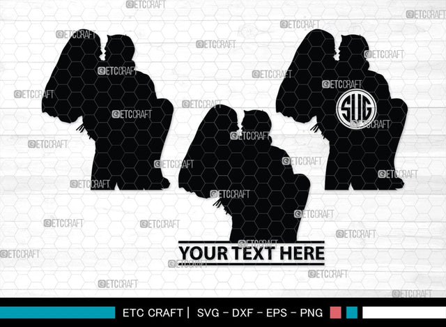 Man Carrying Woman Monogram, Man Carrying Woman Silhouette, Man Carrying Woman SVG, Woman Svg, Carrying Svg, SB00381 SVG ETC Craft 