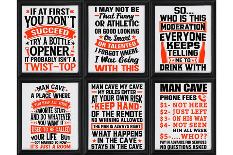 Man Cave Quotes SVG bundle, Beer Signs SVG Paper Switch 