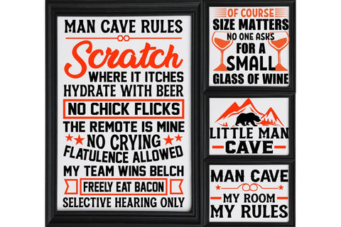 Man Cave Quotes SVG bundle, Beer Signs SVG Paper Switch 