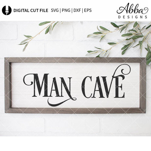 Man Cave SVG Abba Designs 