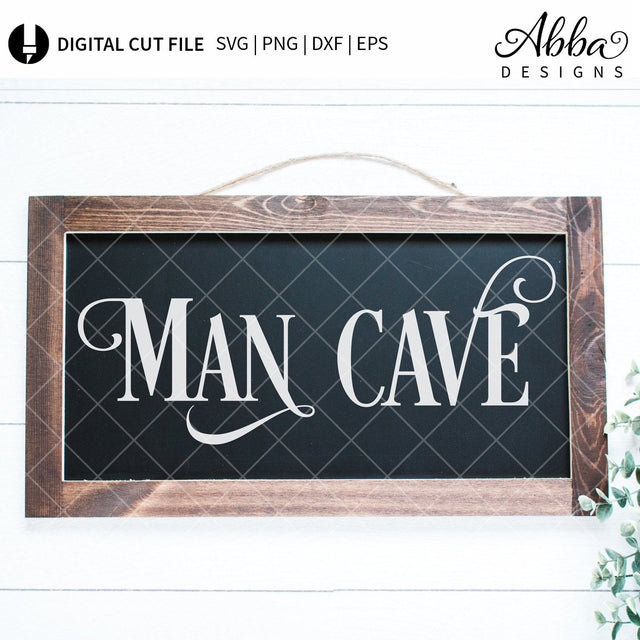 Man Cave SVG Abba Designs 