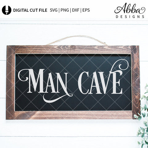 Man Cave SVG Abba Designs 