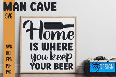 Man Cave SVG | Funny Quotes SVG SVG Fly Design 