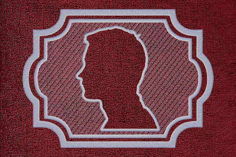 Man head embossed machine embroidery digital download Embroidery/Applique DESIGNS embroidery-workshop 
