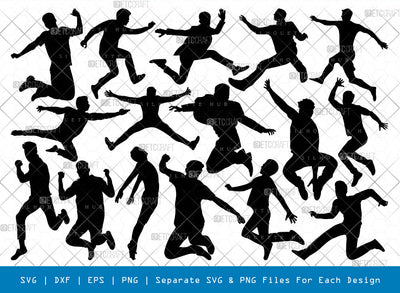 Man Jumping SVG, Man Jumping Silhouette, Jumping People Svg, Jump svg, Parkour Jump Svg, Teens Jumping Svg, Man Jumping Bundle SVG ETC Craft 