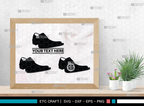 Man Shoes Monogram, Man Shoes Silhouette, Man Shoes SVG, Shoes Svg, Running Shoes Svg, Mens Footwear Svg, SB00202 SVG ETC Craft 