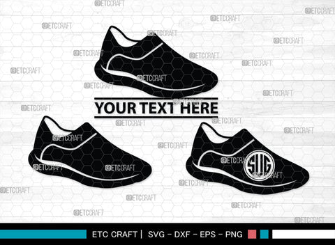 Man Shoes Monogram, Man Shoes Silhouette, Man Shoes SVG, Shoes Svg, Running Shoes Svg, Mens Footwear Svg, SB00202 SVG ETC Craft 