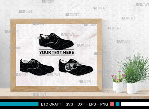 Man Shoes Monogram, Man Shoes Silhouette, Man Shoes SVG, Shoes Svg, Running Shoes Svg, Mens Footwear Svg, SB00202 SVG ETC Craft 