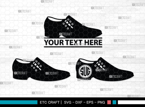 Man Shoes Monogram, Man Shoes Silhouette, Man Shoes SVG, Shoes Svg, Running Shoes Svg, Mens Footwear Svg, SB00202 SVG ETC Craft 