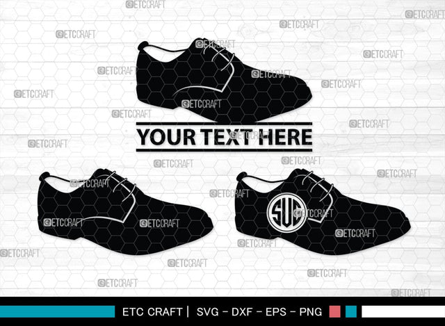 Man Shoes Monogram, Man Shoes Silhouette, Man Shoes SVG, Shoes Svg, Running Shoes Svg, Mens Footwear Svg, SB00202 SVG ETC Craft 
