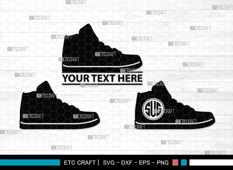 Man Shoes Monogram, Man Shoes Silhouette, Man Shoes SVG, Shoes Svg, Running Shoes Svg, Mens Footwear Svg, SB00202 SVG ETC Craft 