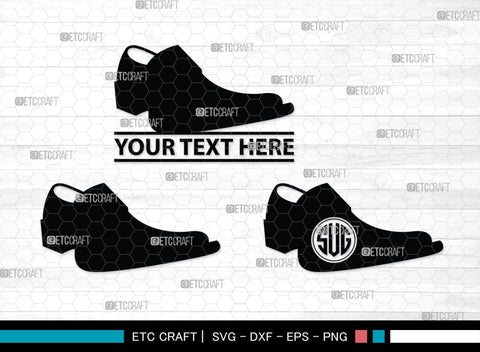 Man Shoes Monogram, Man Shoes Silhouette, Man Shoes SVG, Shoes Svg, Running Shoes Svg, Mens Footwear Svg, SB00202 SVG ETC Craft 