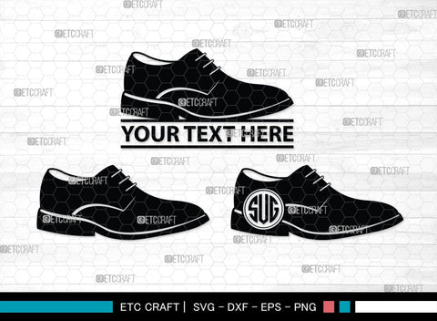 Man Shoes Monogram, Man Shoes Silhouette, Man Shoes SVG, Shoes Svg, Running Shoes Svg, Mens Footwear Svg, SB00202 SVG ETC Craft 