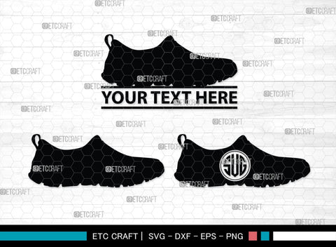 Man Shoes Monogram, Man Shoes Silhouette, Man Shoes SVG, Shoes Svg, Running Shoes Svg, Mens Footwear Svg, SB00202 SVG ETC Craft 