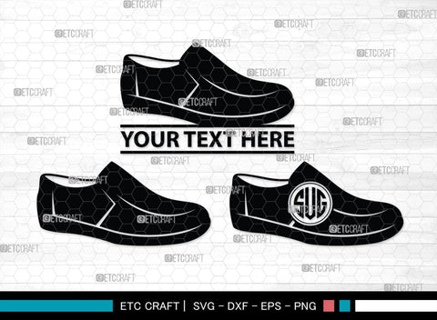 Man Shoes Monogram, Man Shoes Silhouette, Man Shoes SVG, Shoes Svg, Running Shoes Svg, Mens Footwear Svg, SB00202 SVG ETC Craft 