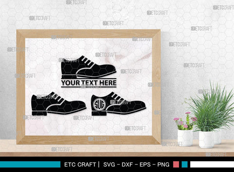 Man Shoes Monogram, Man Shoes Silhouette, Man Shoes SVG, Shoes Svg, Running Shoes Svg, Mens Footwear Svg, SB00202 SVG ETC Craft 