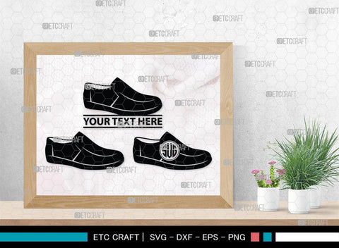 Man Shoes Monogram, Man Shoes Silhouette, Man Shoes SVG, Shoes Svg, Running Shoes Svg, Mens Footwear Svg, SB00202 SVG ETC Craft 