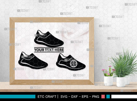 Man Shoes Monogram, Man Shoes Silhouette, Man Shoes SVG, Shoes Svg, Running Shoes Svg, Mens Footwear Svg, SB00202 SVG ETC Craft 