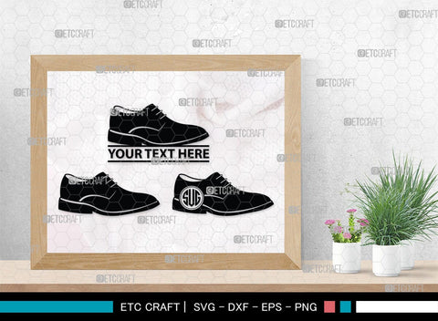 Man Shoes Monogram, Man Shoes Silhouette, Man Shoes SVG, Shoes Svg, Running Shoes Svg, Mens Footwear Svg, SB00202 SVG ETC Craft 