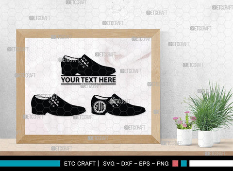 Man Shoes Monogram, Man Shoes Silhouette, Man Shoes SVG, Shoes Svg, Running Shoes Svg, Mens Footwear Svg, SB00202 SVG ETC Craft 